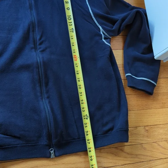 Banana Republic navy blue zipup jacket size XL - Picture 13 of 13